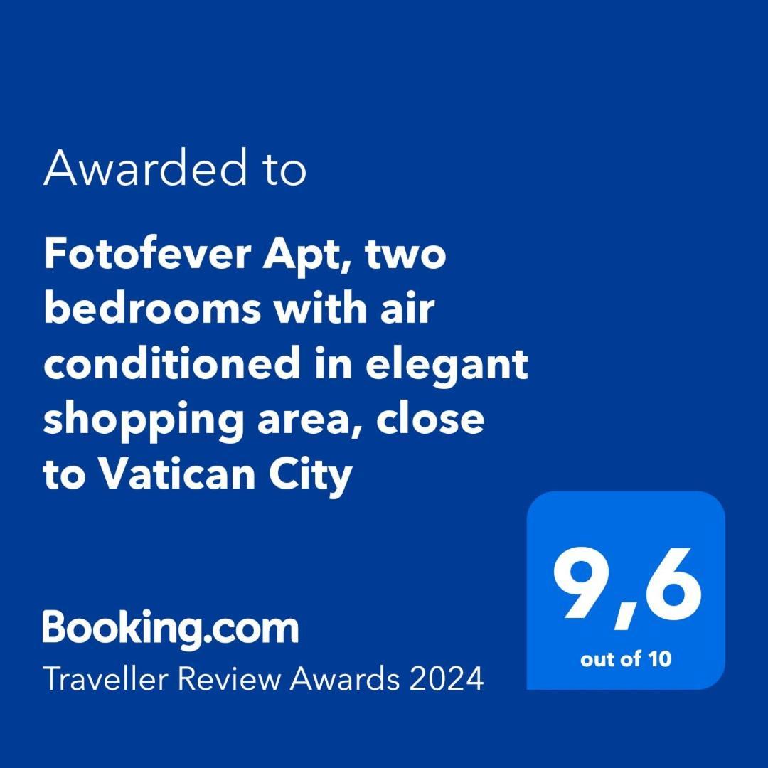 Fotofever Apt, Two Bedrooms With Air Conditioned In Elegant Shopping Area, Close To Vatican City Apartment Rom